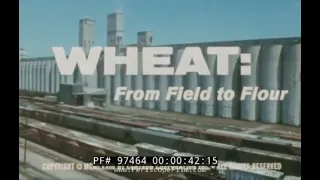 ” WHEAT: FROM FIELD TO FLOUR ” 1973 EDUCATIONAL FILM  AGRICULTURE, FARMING & FOOD PRODUCTION  97464