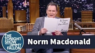 Norm Macdonald Reads an Excerpt from His Unreleased Book Sequel