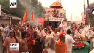 Thousands In India Bathe In River For Kumbh Mela