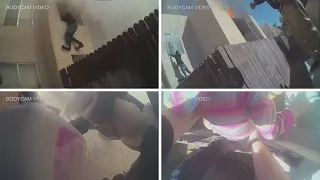 Intense video shows rescue of 2 kids from burning apartment