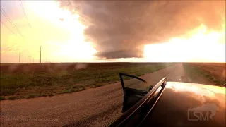 5-17-2021 Tahoka TX- Unbelievable Storm Structure at Sunset