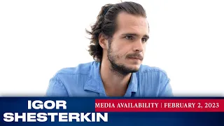 New York Rangers: Igor Shesterkin Media Availability | Feb. 2, 2023