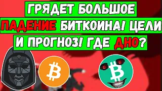 🚨 Грядет большое ПАДЕНИЕ Биткоин! Цели и Bitcoin прогноз ! Дно btc и где оно? Биткойн Анализ