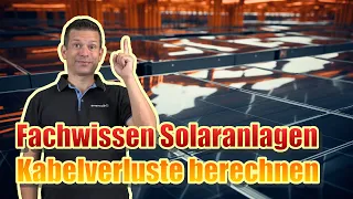 Wieviel verliert man am DC-Kabel einer Solar-/Balkonsolaranlage?