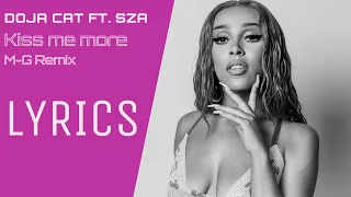 Doja Cat ft. SZA - Kiss Me More (Visualizer) M-G Remix w/ lyrics