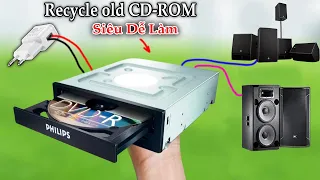 Đừng Vứt Nó!!  Đây Là Cách Biến ổ CD-ROM Máy Tính Máy Phát Nhạc cực hay đơn giản nhất