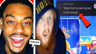 Caseoh gets violated by PlayStation messages for 11 minutes straight REACTION