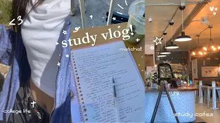 study vlog 🍵🎧: visiting cafes, growing a matcha addiction, catching up on work