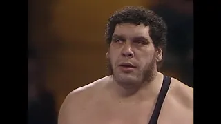 Andre the Giant vs  Big John Studd     04  04 89
