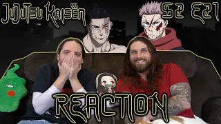 YUJI & TODO = BEST DUO!! | Jujutsu Kaisen Season 2 Episode 21 REACTION!! "Metamorphosis"