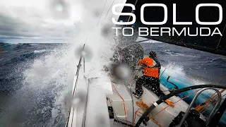 Bermuda 1-2 solo sailing on J/111 BLUR