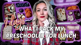 WHAT I PACK MY PRESCHOOLER FOR LUNCH| 7 EASY SCHOOL LUNCH IDEAS| BENTGO BOX| Tres Chic Mama