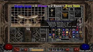 Diablo 2 - How to get Rare Item by Horadric Cube, item diablo2