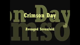 Crimson day - Avenged Sevenfold [Karaoke]