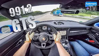 Porsche 991.2 GTS Targa (450hp) - Kasseler Berge RUN (60FPS)