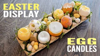 Easter Egg Candles | DIY Spring Decor Crafts