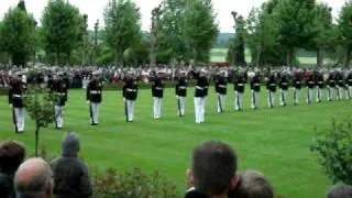 Marine Corps Drill Team in action Belleau Wood 2010