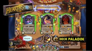 Démonstration de combats avec le deck Paladin dans Hearthstone !