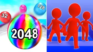 Ball Run 2048 Vs Join Clash 3D🔲🟦🔲Walkthrough Android IOS Gameplay S1H