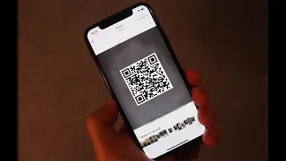 Как сканировать QR-код iPhone X