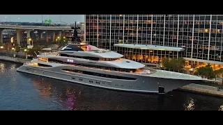 KISMET 312 ft.  Mega Yacht... Shad Khan owner of Jacksonville Jaguars