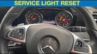 2019 Mercedes E Class Service light reset