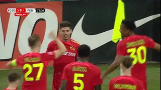 REZUMAT | FCSB - Botoșani 3-2. Meci nebun,  dublă Coman, trei eliminări