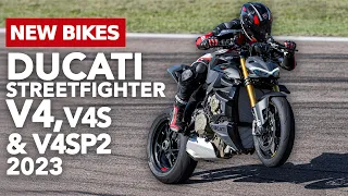 2023 Ducati Streetfighter V4, V4S and V4 SP2 Specs