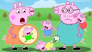 Mummy Pig Has Many Baby! What happened? | Peppa Pig Funny Animation