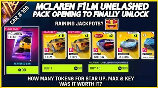 McLaren F1LM Unleashed | Pack opening | Raining jackpots?😍 | How many for Max car & key | Asphalt 9