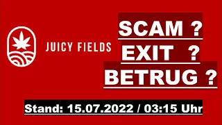 JuicyFields ❗📣❗ SCAM - EXIT - BETRUG ? Mein Kurzfeedback - Stand 15.07.2022 🔥