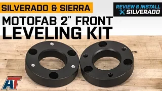 2007-2018 Silverado & Sierra MotoFab 2" Front Leveling Kit Review & Install