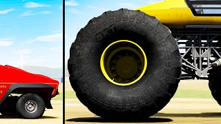 Large vs Little Wheels #31 - Beamng drive