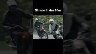 Simson in den 80er vs. heute | #shorts