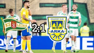 Lechia Gdańsk : Arka Gdynia 2:1. Skrót Meczu. TRÓJMIASTO JEST NASZE🤫💚🤍