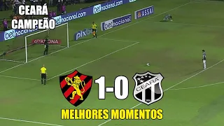 Sport 1 (2x4) 0 Ceará - Melhores Momentos - Final Copa do Nordeste 2023, volta