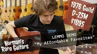 LEMMO DEMO: 1976 Guild D-25M $1095 | "My Affordable Favorites"