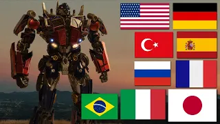 "I am Optimus prime" in different languages | Transformers