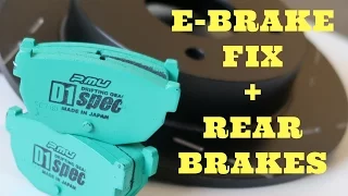 240sx Fixing your Ebrake + Replacing your rear brakes