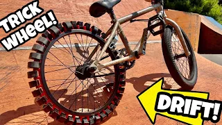 Drift BMX Trick Tire! Can I Ride It?!
