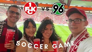 Our First Soccer Game in Germany! // 1 FC Kaiserslautern vs Hannover 96
