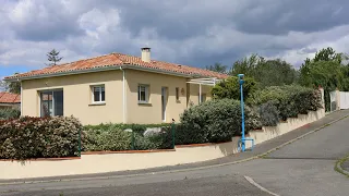 Maison de plain-pied Auterive avec piscine et vue sur les Pyrénées