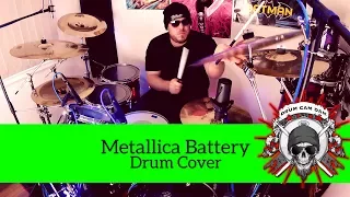 Metallica Battery Drum Cover - Drum Cam DAN