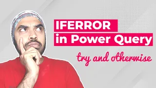 IFERROR in Power Query - try and otherwise