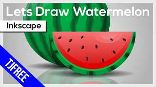 Inkscape | Draw Vector Graphics Watermelon