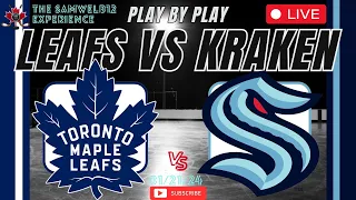 TORONTO MAPLE LEAFS vs. SEATTLE KRAKEN live NHL Hockey | Live gamecast