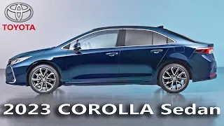 2023 Toyota Corolla Sedan -  Interior & Exterior First Look