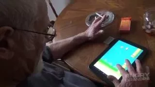 Angry Grandpa Plays Flappy Bird (Reversed)
