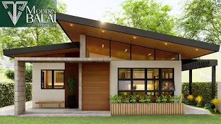 SMALL HOUSE DESIGN SIMPLE HOUSE DESIGN 3-BEDROOM 8.5X9.5 METERS | MODERN BALAI