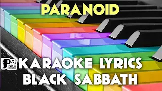 PARANOID BLACK SABBATH KARAOKE LYRICS VERSION HD